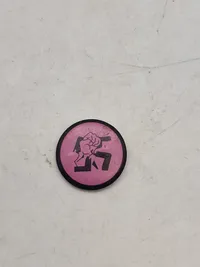 Originalt anti nazistisk bagde