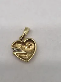 Originalt guldvedhæng af 14 k. guld - vægt 1 gram