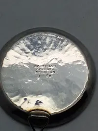 Original sølvplakette Hærens officersskole, Sterlingsølv 27 gram