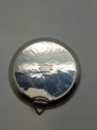 Original sølvplakette Hærens officersskole, Sterlingsølv 27 gram