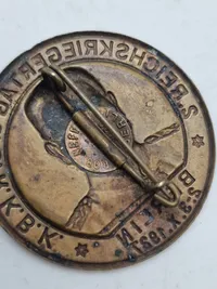 Original badge - Reichskriegerbund - 2. Reichskriegertag d.D.R.K.B.K. Berlin 2.-3.10.1927