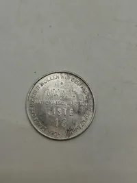 Sjælden original Adolf Hitler stemmemønt 1933