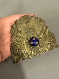Originalt Svensk hjelmmærke M/1886