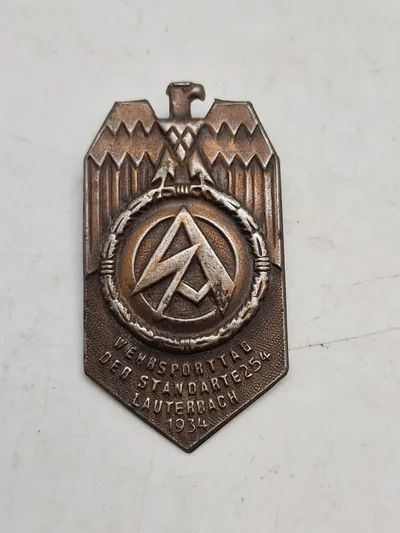 Originalt tysk SA dagsmærke - ww2 1934