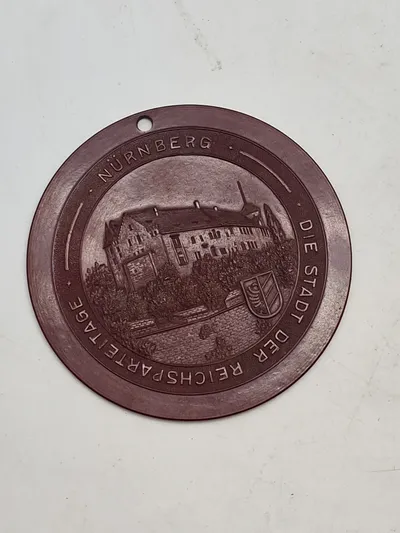 Original Stor Nürnberg plaquette  - ww2