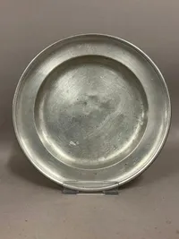 Original Antik tin talerken 1827