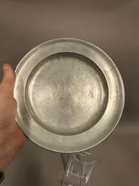 Original Antik tin talerken 1827