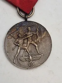 Original tysk 13 Martz 1938 medalje