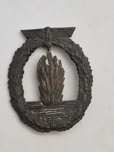 Originalt tysk WW2 Minensucher abzeichen