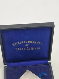 GERMANY LEIPZIG SPORTS FESTIVAL 1937 MEDAL IN BOX 40mm B58 #8 BX16