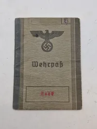 Originalt Heer Wehrpas, felt gerndarm