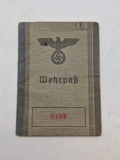 Originalt Heer Wehrpas, felt gerndarm