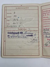 Originalt Heer Wehrpas, felt gerndarm