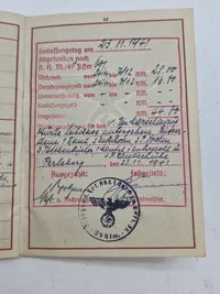 Originalt Heer Wehrpas, felt gerndarm
