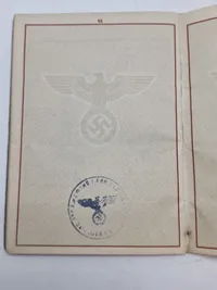 Originalt Heer Wehrpas, felt gerndarm