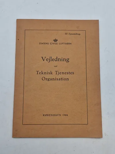 Original vejledning fra statens civile luftværn - 1944