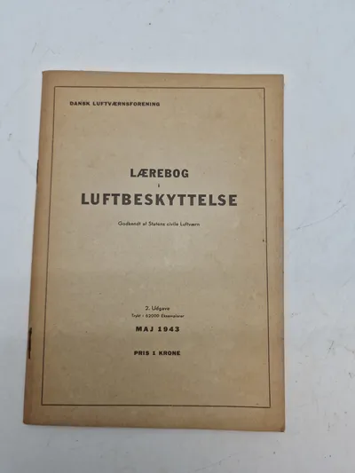 Original lærebog i beskyttelse - 1943