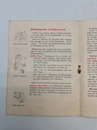 Original vejledning fra Statens civile luftværn - ww2
