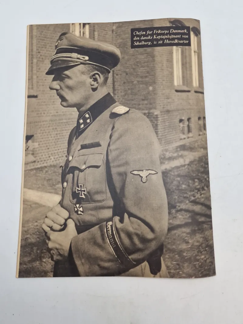 Originalt eks. af den tyske ugerevy - ww2, von Schalburg mm