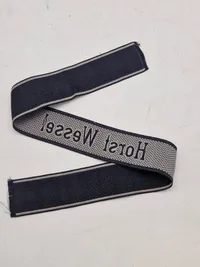 Original 18th SS volunteer panzergrenadier division ‘Horst Wessel’ BeVo cufftitle