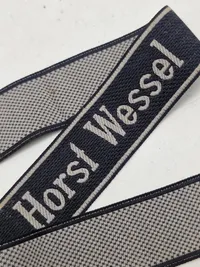 Original 18th SS volunteer panzergrenadier division ‘Horst Wessel’ BeVo cufftitle