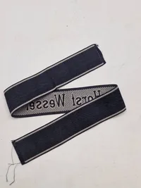 Original 18th SS volunteer panzergrenadier division ‘Horst Wessel’ BeVo cufftitle