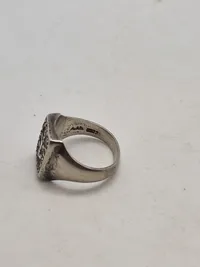 Ekstremt sjælden ring  Tysk ring for Kyst artilleri i Nord Jylland 1942. af sølv
