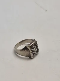 Ekstremt sjælden ring  Tysk ring for Kyst artilleri i Nord Jylland 1942. af sølv