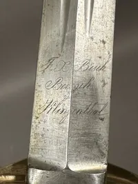 Original mint Fransk pallask