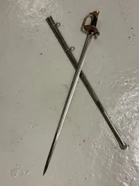 Original mint Fransk pallask