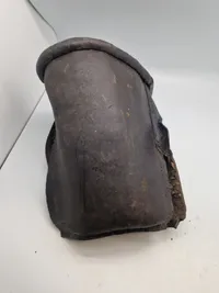 Original 18 tals branspand i læder, til renovering