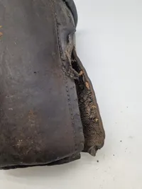 Original 18 tals branspand i læder, til renovering
