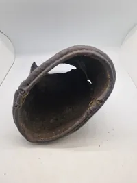Original 18 tals branspand i læder, til renovering