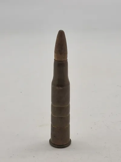 Original dansk eksercerpatron for gevær 89 i 8X58RD