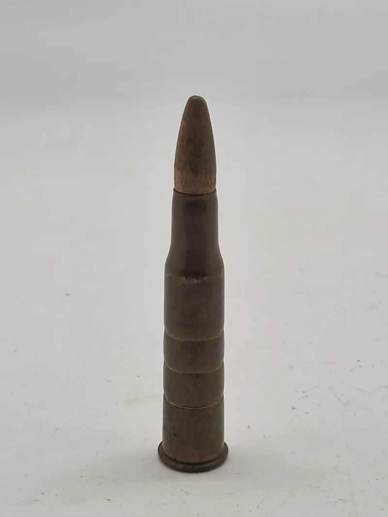 Original dansk eksercerpatron for gevær 89 i 8X58RD
