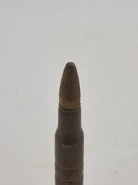 Original dansk eksercerpatron for gevær 89 i 8X58RD