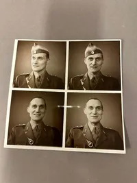 Originalt M23 foto af militær læge