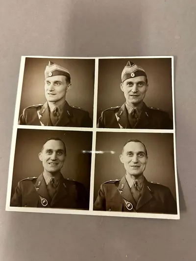 Originalt M23 foto af militær læge