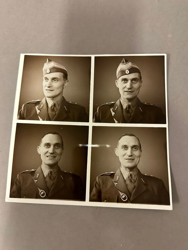 Originalt M23 foto af militær læge