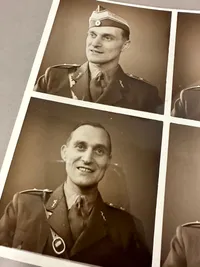 Originalt M23 foto af militær læge