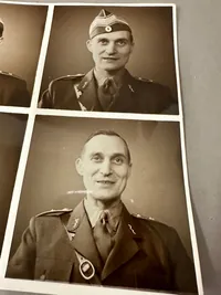 Originalt M23 foto af militær læge
