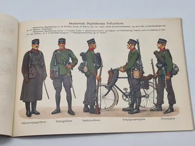 Hæfte Danske uniformer