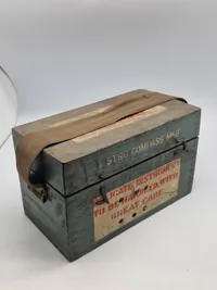 WW2 Royal Air Force, Air Ministry Stamped, Wooden boxed Astro Compass Mk.II