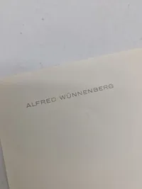 Originalt brevpapir tilhørende Alfred Wünnenberg - chef for det tysk ordenspoliti mm.