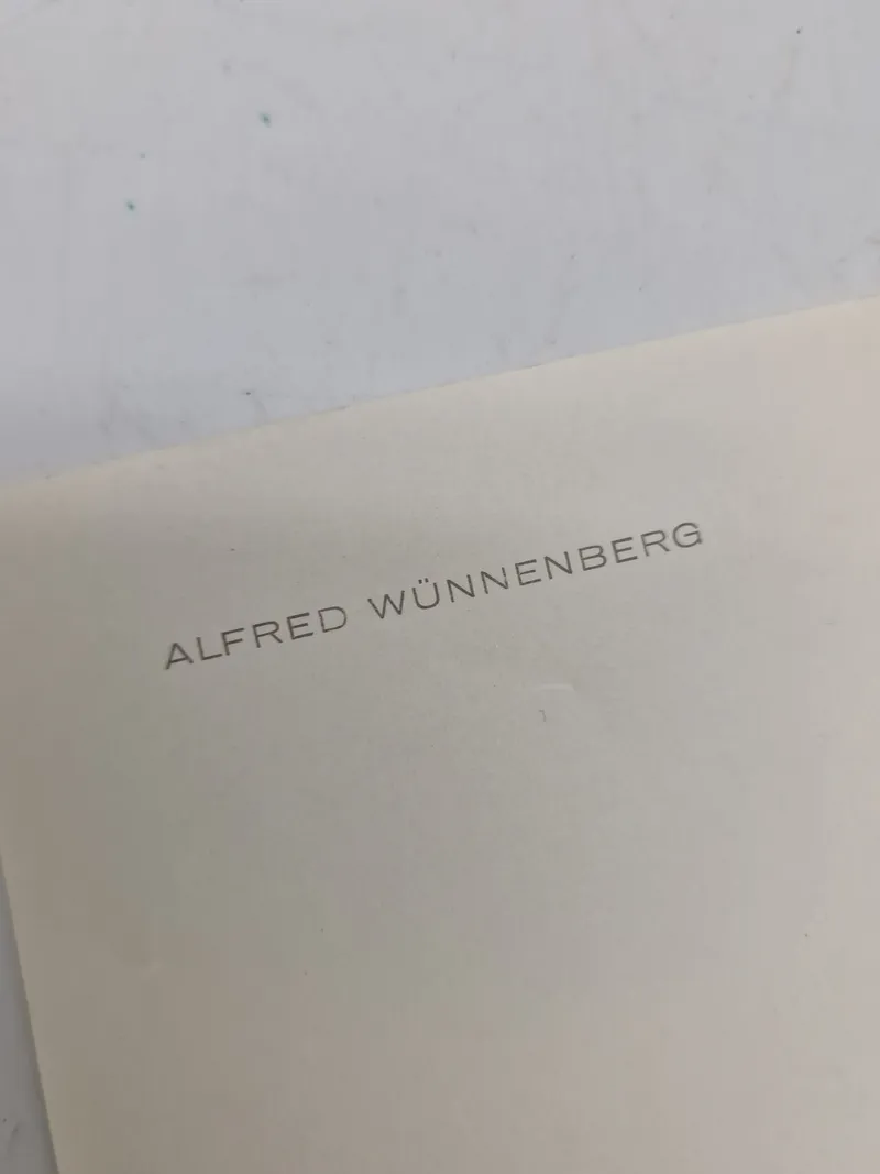 Originalt brevpapir tilhørende Alfred Wünnenberg - chef for det tysk ordenspoliti mm.