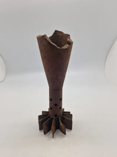 Original tysk 8 cm mortergranat - Battlefield relic fra kampen om Berlin