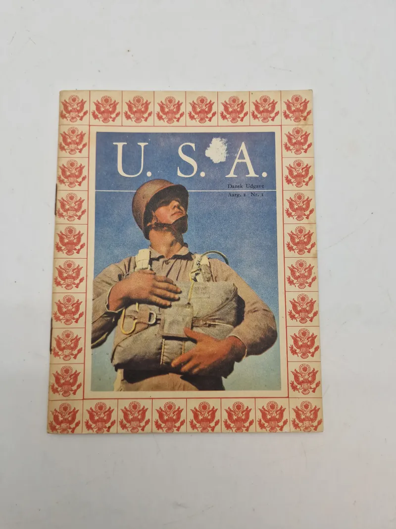 Originalt USA hæfte nedkastet - ww2