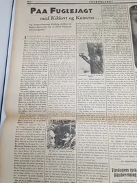 Originalt eks. af Kolding folkeblad fra 1944