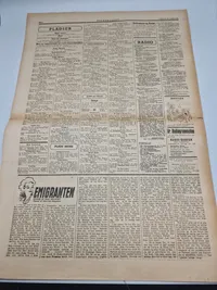 Originalt eks. af Kolding folkeblad fra 1944