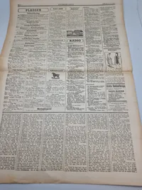 Originalt eks. af Kolding folkeblad fra 1944